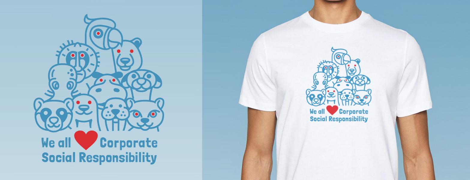 We all ♥ Corporate Social Responsibility - Rumpfkluft | T-Shirt-Kollektion von Katz & Goldt