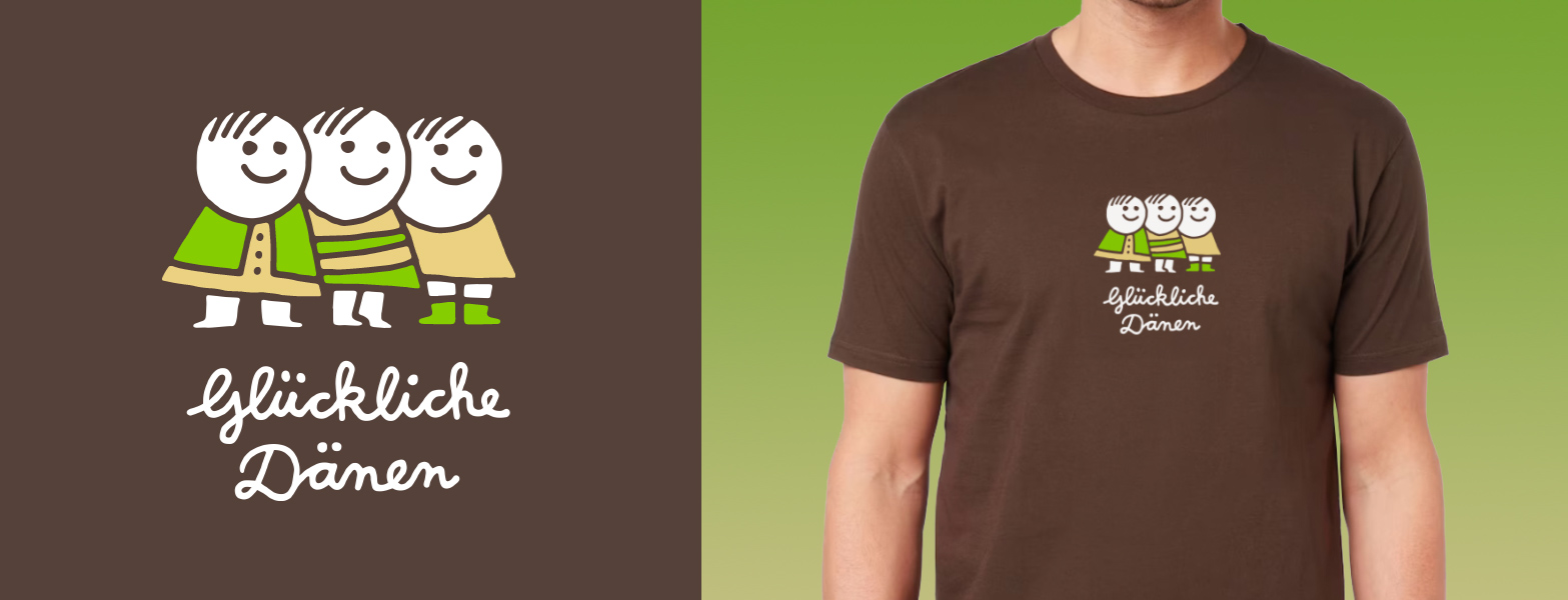 Glückliche Dänen - Rumpfkluft | T-Shirt-Kollektion von Katz & Goldt
