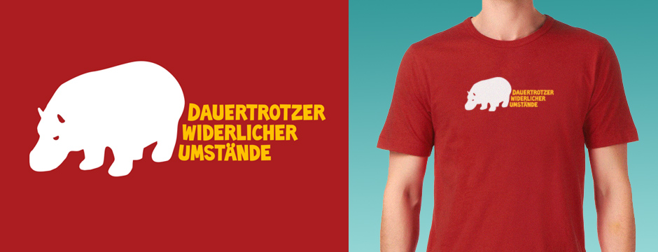 Dauertrotzer widerlicher Umstände - Rumpfkluft | T-Shirt-Kollektion von Katz & Goldt