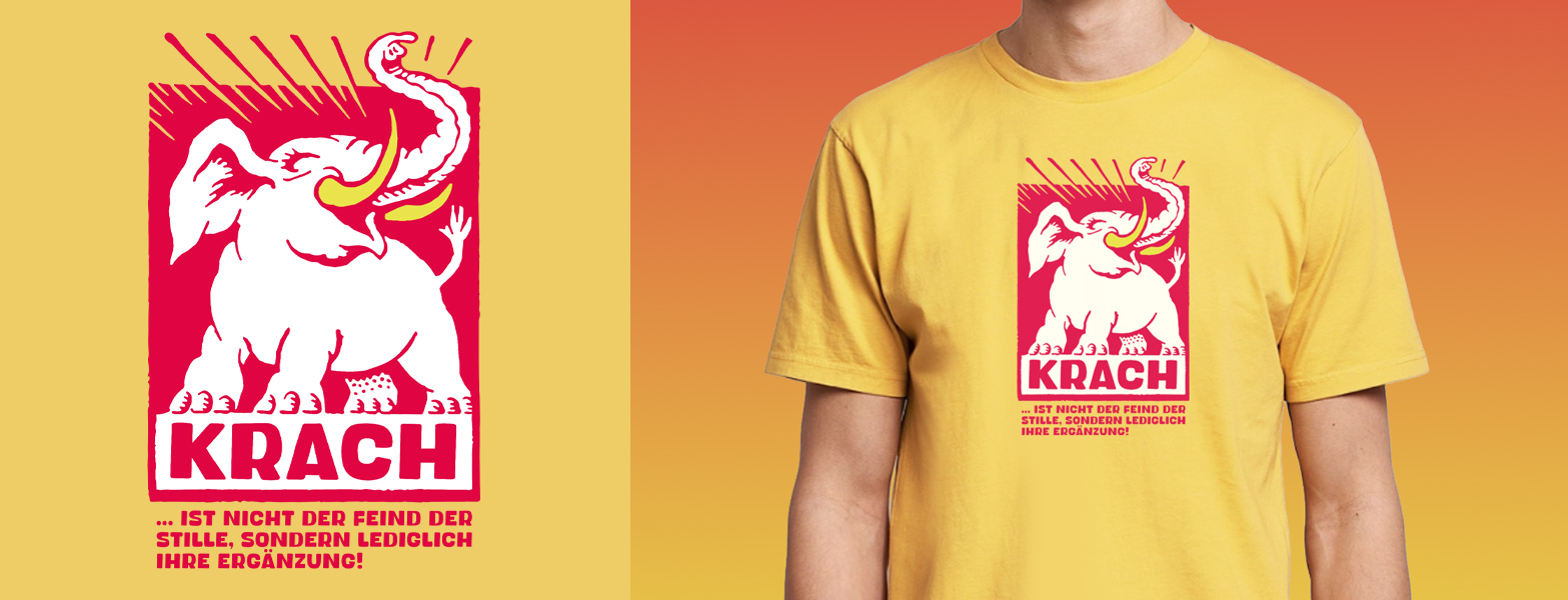 Krach ist nicht der Feind der Stille, sondern lediglich ihre Ergänzung - Rumpfkluft | T-Shirt-Kollektion von Katz & Goldt