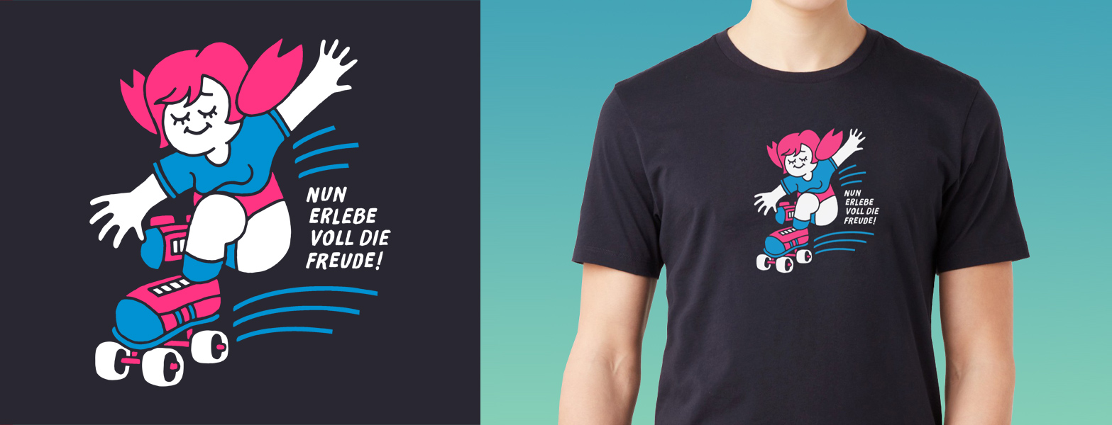 Nun erlebe voll die Freude - Rumpfkluft | T-Shirt-Kollektion von Katz & Goldt