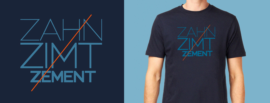 Zahn Zimt Zement - Rumpfkluft | T-Shirt-Kollektion von Katz & Goldt